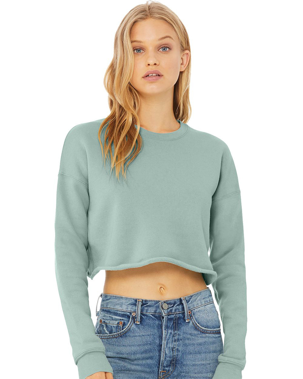 Fleece fashion crop